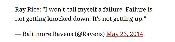 ray rice press conference live tweet fail by ravens