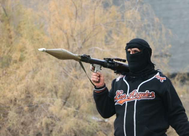 An ISIL fighter in Iraq