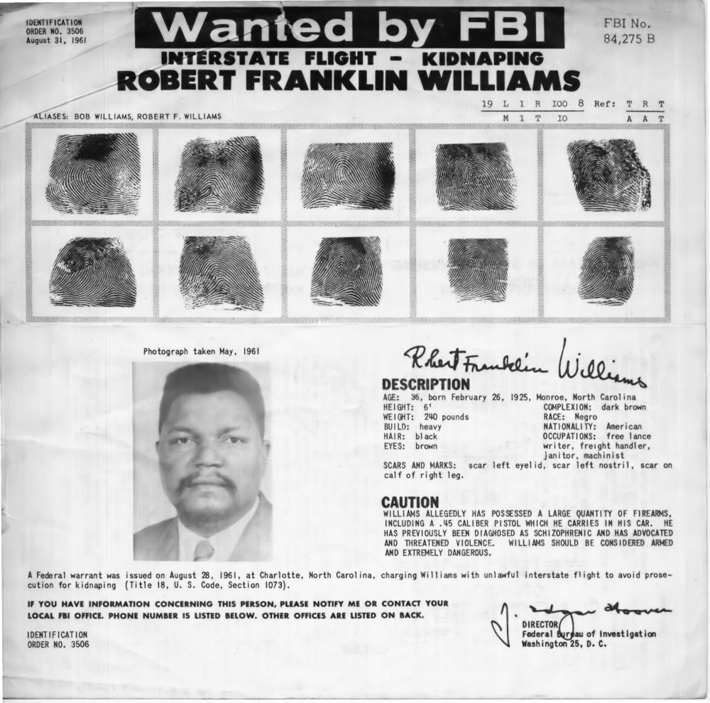 Robert. F. Williams FBI